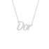 Gold Name Necklace - Dor